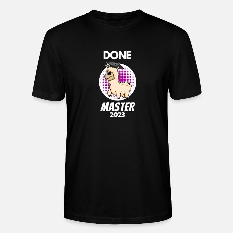 Master 2023 - Master abgeschlossen - Stanley/Stella Unisex Bio-T-Shirt CRAFTER - Schwarz