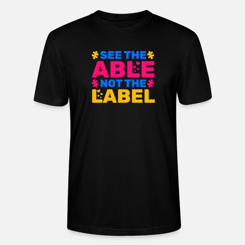 Voir le Capable Pas L’étiquette - T-shirt bio CRAFTER Stanley Stella Unisexe - noir