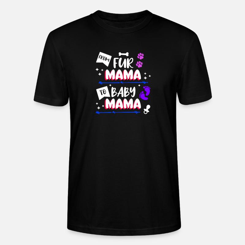 Sucette Maman Déclaration Grossesse Enceinte - T-shirt bio CRAFTER Stanley Stella Unisexe - noir