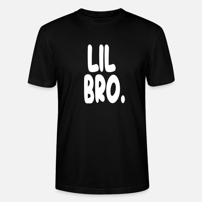 Lil Bro Statement-T-Shirt - Stanley/Stella Unisex Bio-T-Shirt CRAFTER - Schwarz