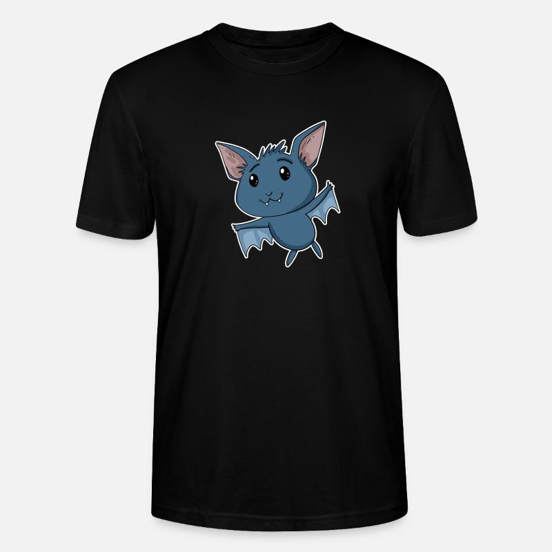Fledermaus - Stanley/Stella Unisex Bio-T-Shirt CRAFTER - Schwarz
