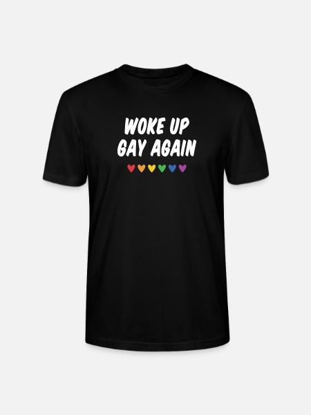 Wieder aufgewacht - Pride Month - Stanley/Stella Unisex Bio-T-Shirt CRAFTER - Schwarz