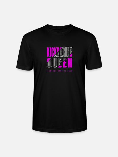 Kickboxing Queen - Stanley/Stella CRAFTER Unisex Organic T-Shirt - black