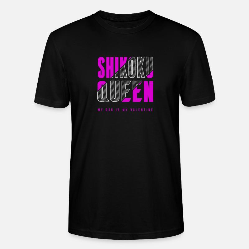 Reine du caca de Shih - T-shirt bio CRAFTER Stanley Stella Unisexe - noir