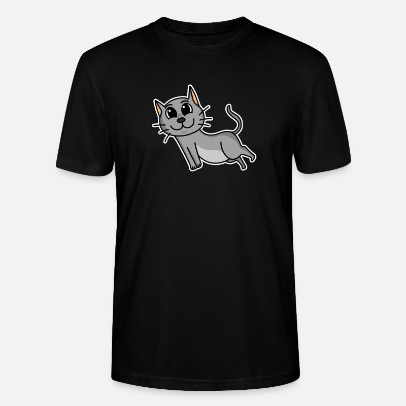 Chat - T-shirt bio CRAFTER Stanley Stella Unisexe - noir