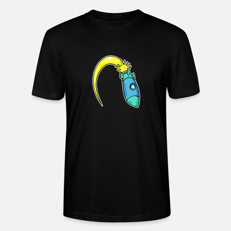 Fusée - T-shirt bio CRAFTER Stanley Stella Unisexe - noir