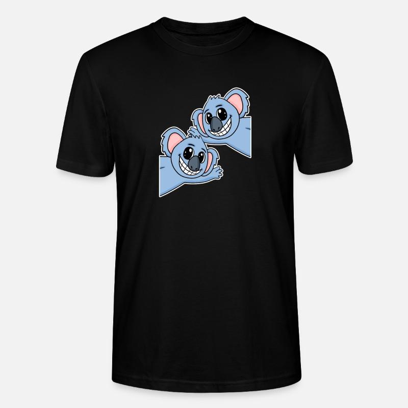 Koala Koalas - T-shirt bio CRAFTER Stanley Stella Unisexe - noir