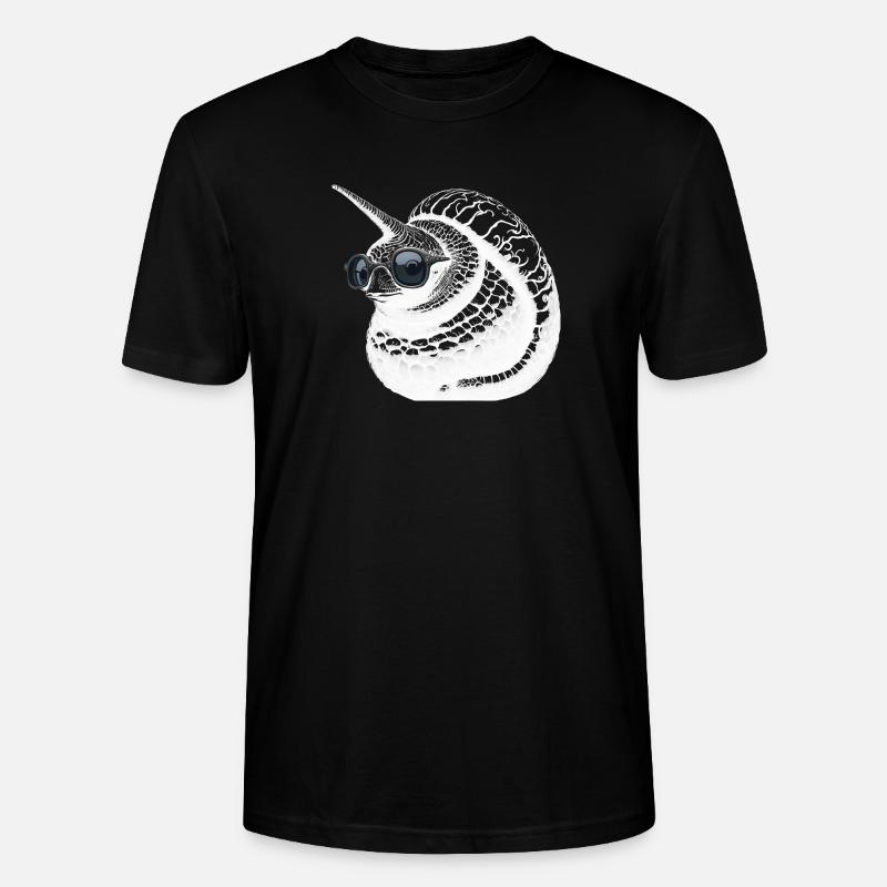 Coole EinhornSchnecke - Stanley/Stella Unisex Bio-T-Shirt CRAFTER - Schwarz