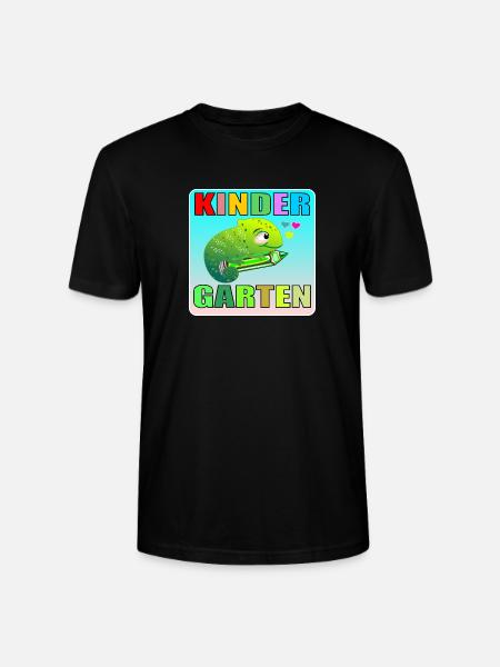 KINDERGARTEN KIND TIERE AMPHIBIE - Stanley/Stella Unisex Bio-T-Shirt CRAFTER - Schwarz