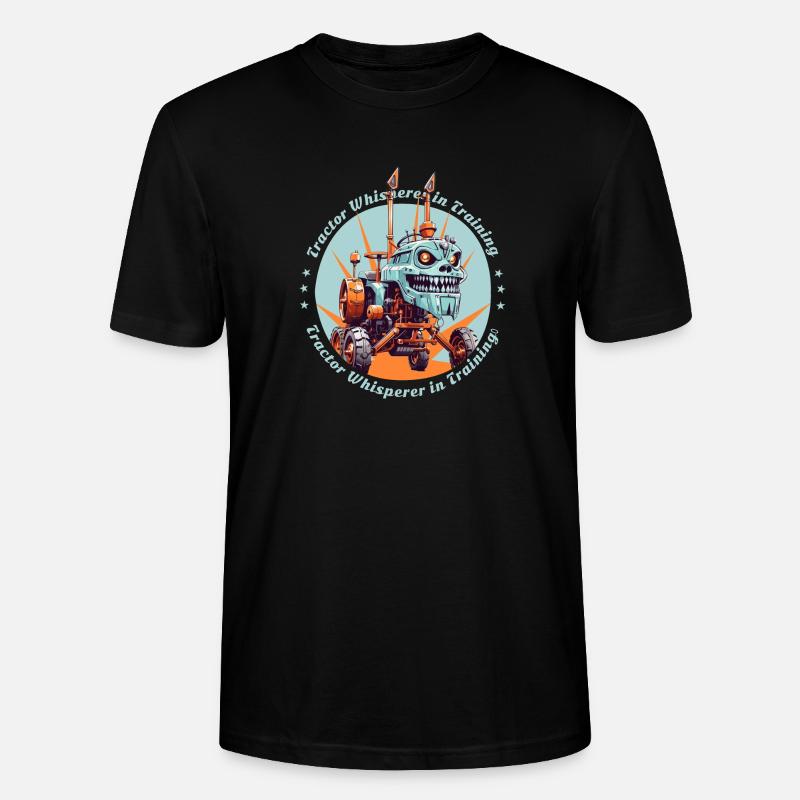 Traktorflüsterer in der Ausbildung - Stanley/Stella Unisex Bio-T-Shirt CRAFTER - Schwarz