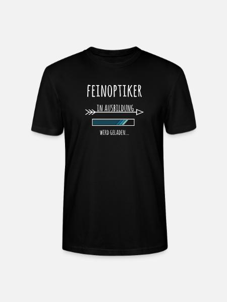 Ausbildung Feinoptiker Optiker Beruf - Stanley/Stella Unisex Bio-T-Shirt CRAFTER - Schwarz