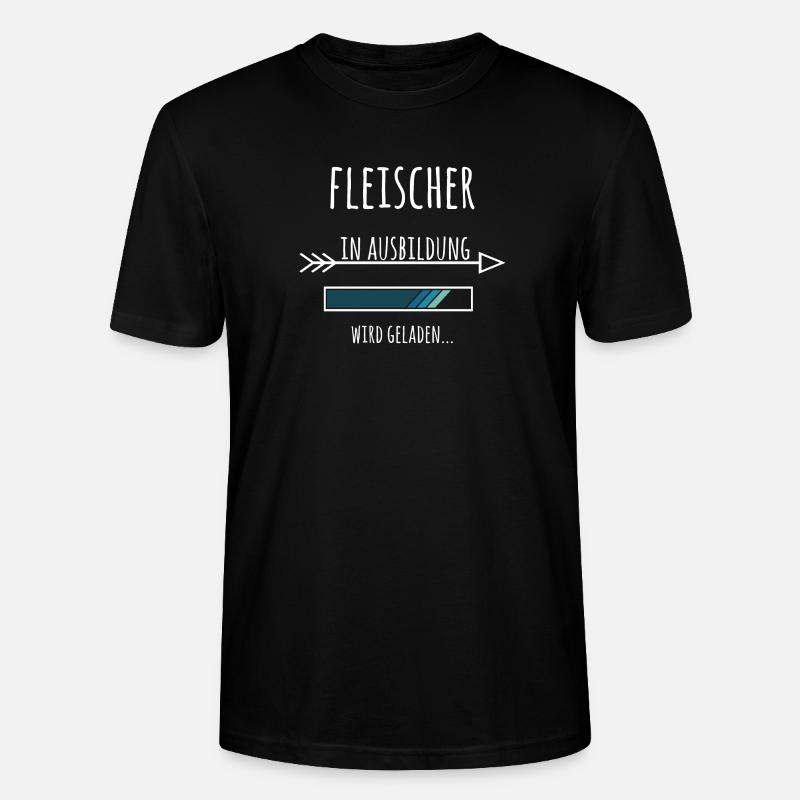 Ausbildung Fleischer Metzger Beruf - Stanley/Stella Unisex Bio-T-Shirt CRAFTER - Schwarz