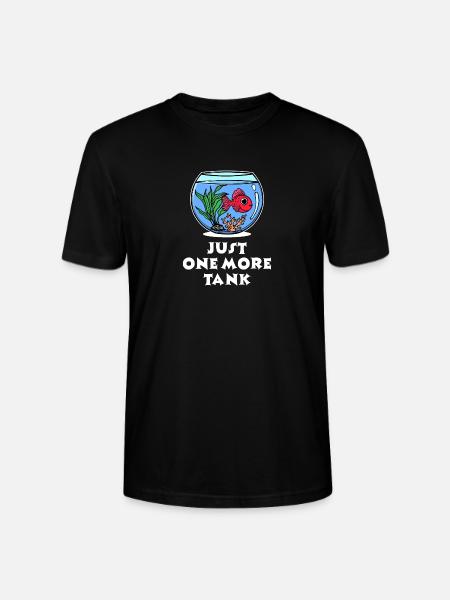 Kugelfisch Aquarium Statement Haustiere Heimtier - Stanley/Stella Unisex Bio-T-Shirt CRAFTER - Schwarz