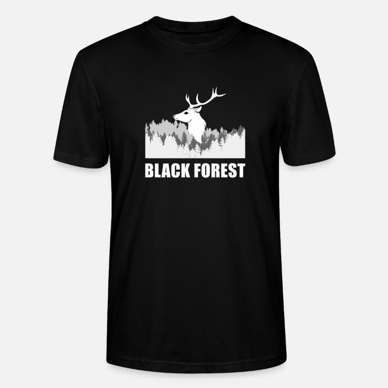 Black Forest - Stanley/Stella Unisex Bio-T-Shirt CRAFTER - Schwarz
