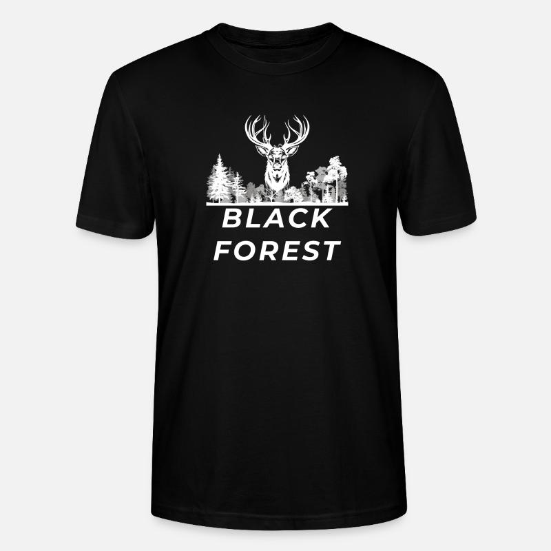 Black Forest - Stanley/Stella Unisex Bio-T-Shirt CRAFTER - Schwarz