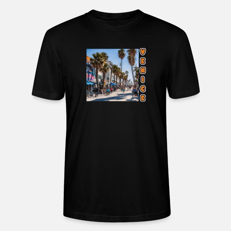 VENICE BEACH - Stanley/Stella Unisex Bio-T-Shirt CRAFTER - Schwarz