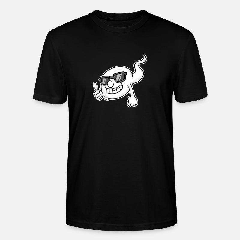 avec lunettes de soleil - T-shirt bio CRAFTER Stanley Stella Unisexe - noir