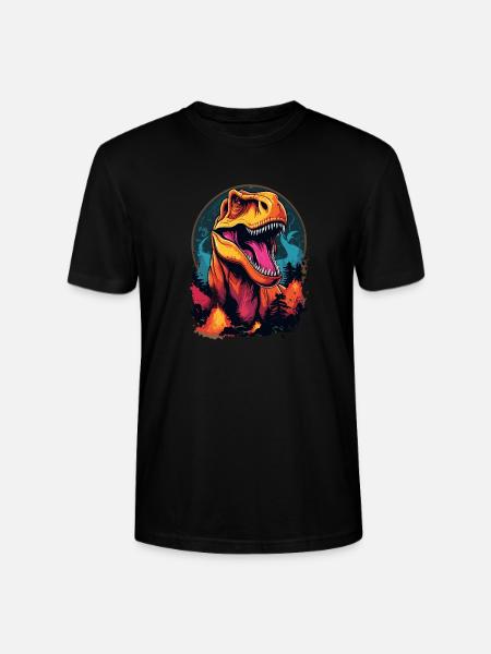 Tyrannosaurus Rex - Stanley/Stella CRAFTER Unisex Organic T-Shirt - black