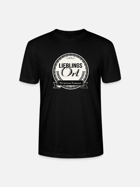 Lieblingsort Bremerhaven - Stanley/Stella Unisex Bio-T-Shirt CRAFTER - Schwarz