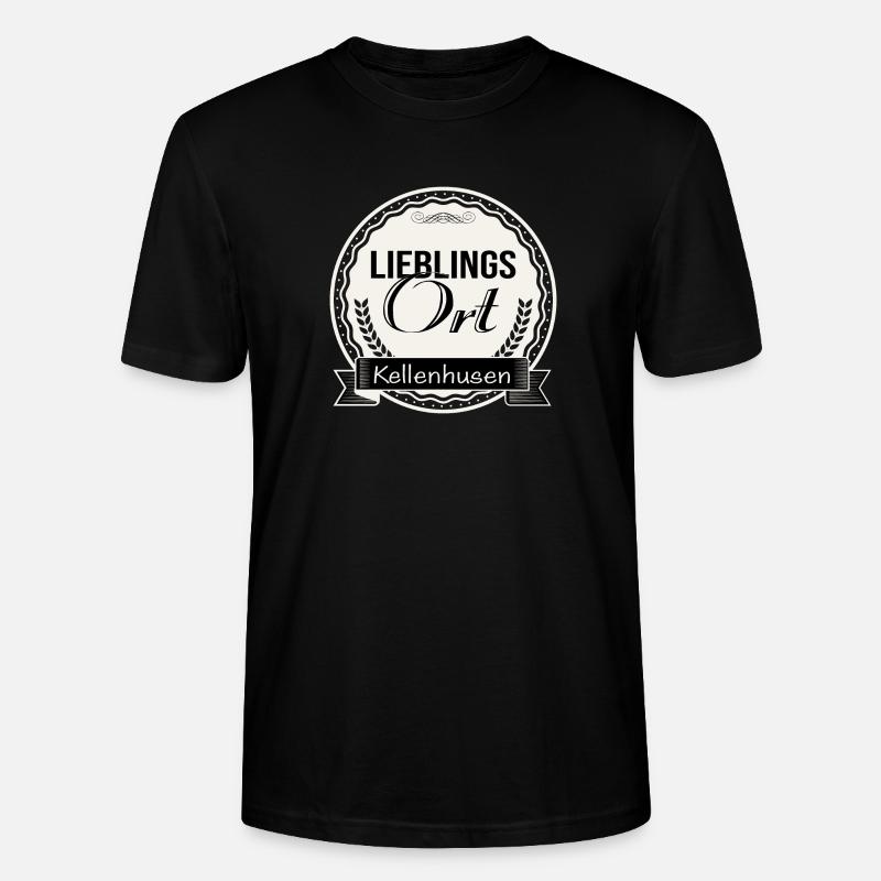 Lieblingsort Kellenhusen - Stanley/Stella Unisex Bio-T-Shirt CRAFTER - Schwarz