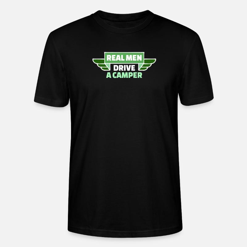 Camper Statement Camping Randonneur Wanderlust - T-shirt bio CRAFTER Stanley Stella Unisexe - noir