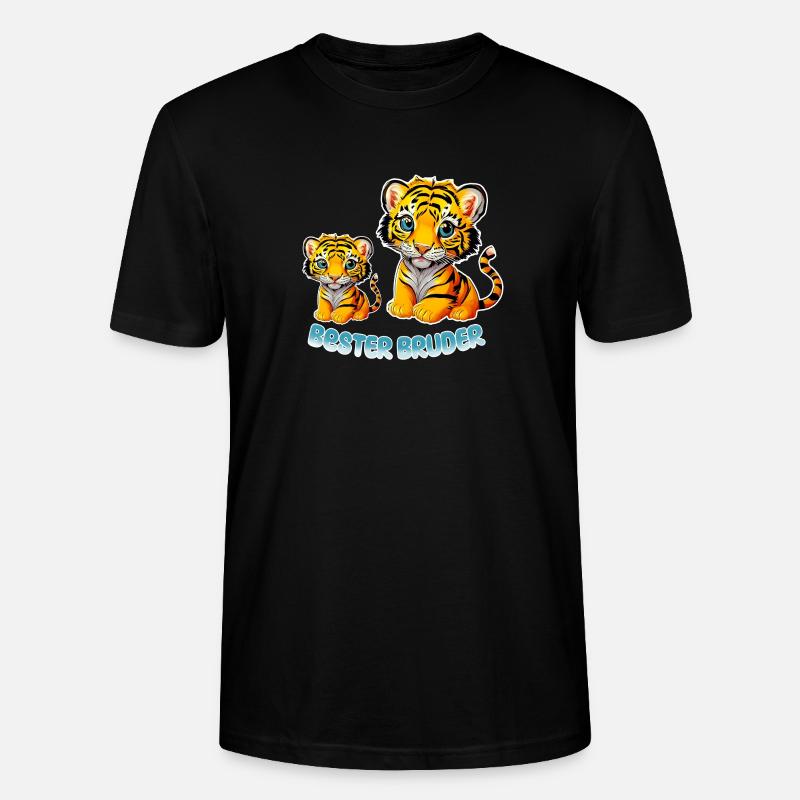 Bester Bruder - Stanley/Stella Unisex Bio-T-Shirt CRAFTER - Schwarz