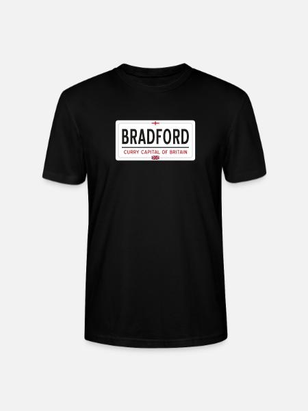 Bradford town sign - Stanley/Stella CRAFTER Unisex Organic T-Shirt - black