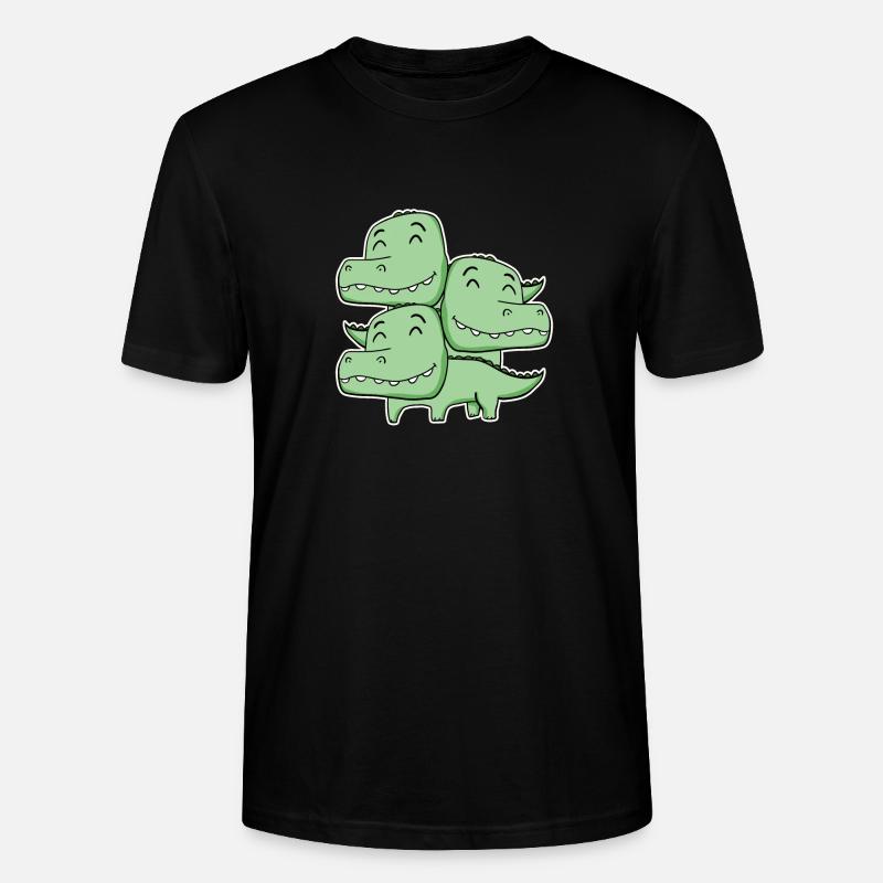 Corcodile Motif - T-shirt bio CRAFTER Stanley Stella Unisexe - noir