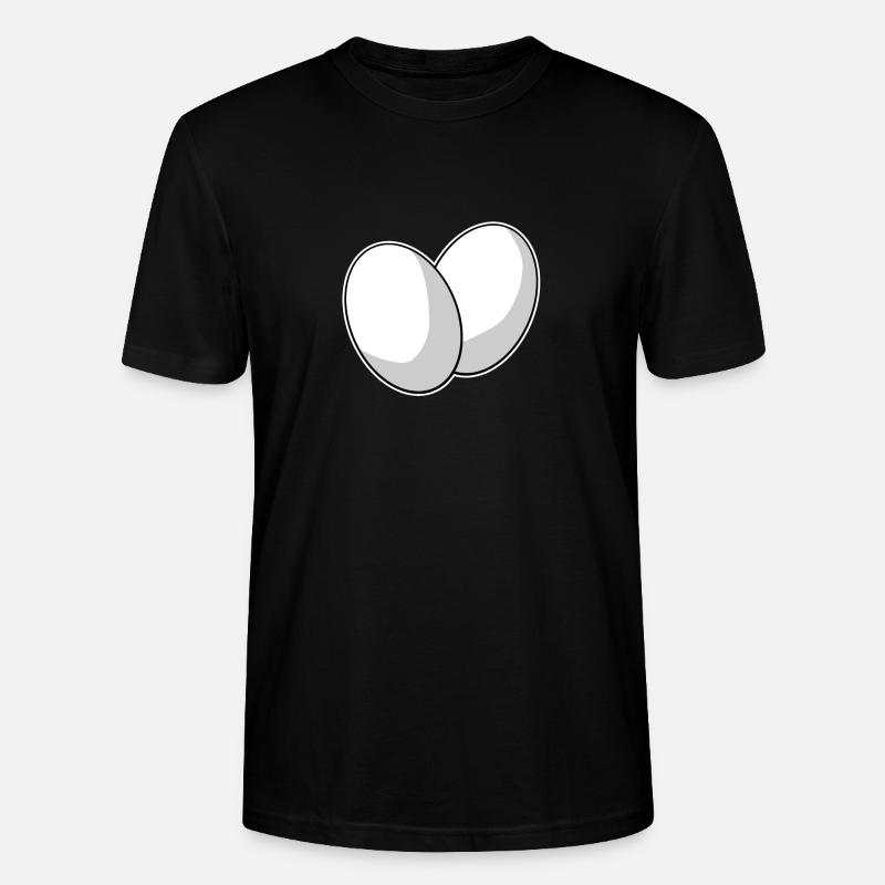 Ei Eier - Stanley/Stella Unisex Bio-T-Shirt CRAFTER - Schwarz