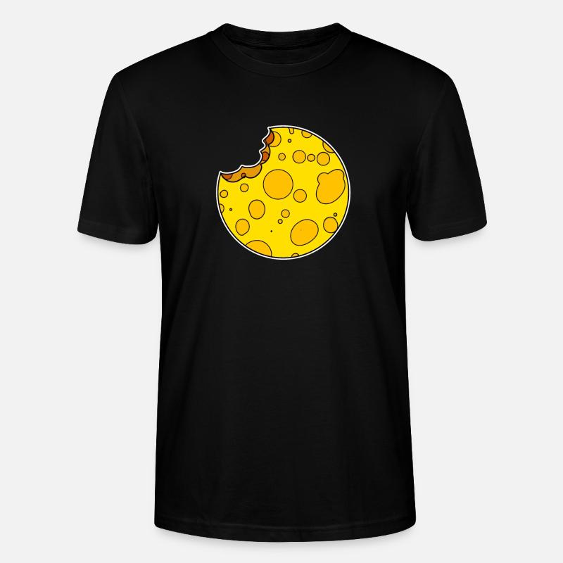 Rond de fromage Circle - T-shirt bio CRAFTER Stanley Stella Unisexe - noir