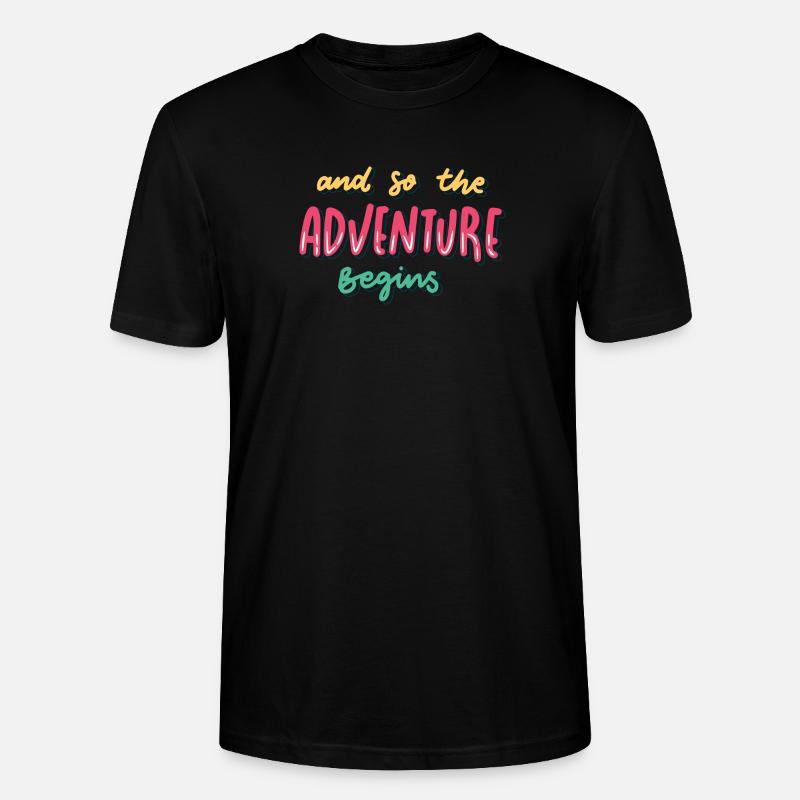 Das Abenteuer kann beginnen - Stanley/Stella Unisex Bio-T-Shirt CRAFTER - Schwarz