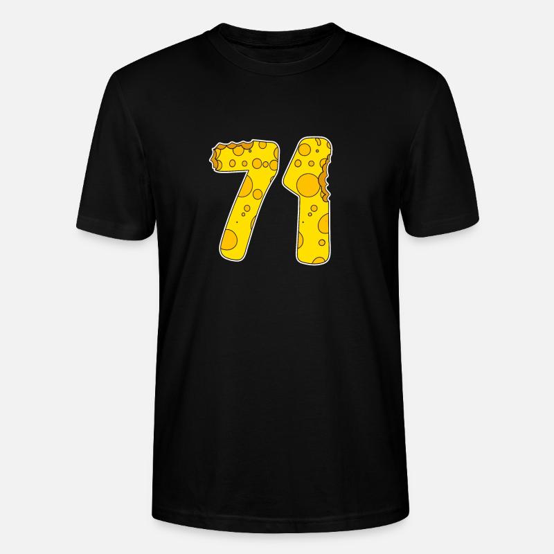 71 ans de Lustig Käse - T-shirt bio CRAFTER Stanley Stella Unisexe - noir