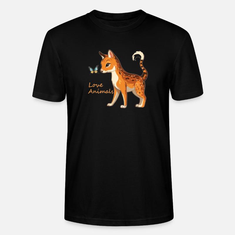 Tierliebe - Stanley/Stella Unisex Bio-T-Shirt CRAFTER - Schwarz