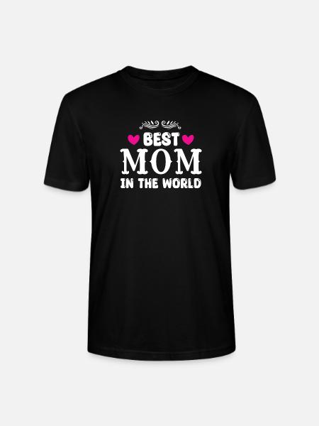 Beste Mama der Welt - Stanley/Stella Unisex Bio-T-Shirt CRAFTER - Schwarz