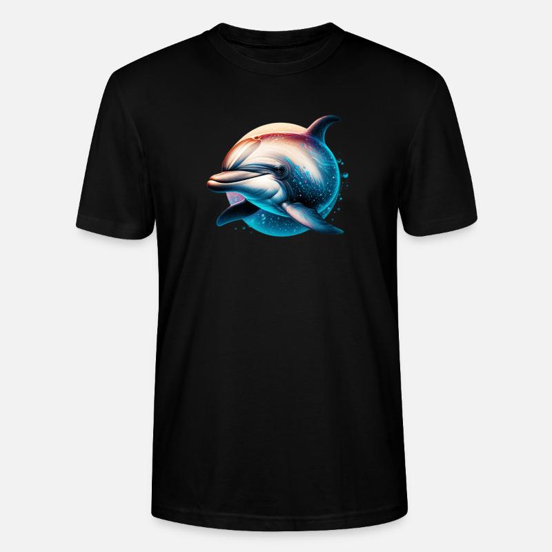 Delfin - Stanley/Stella Unisex Bio-T-Shirt CRAFTER - Schwarz