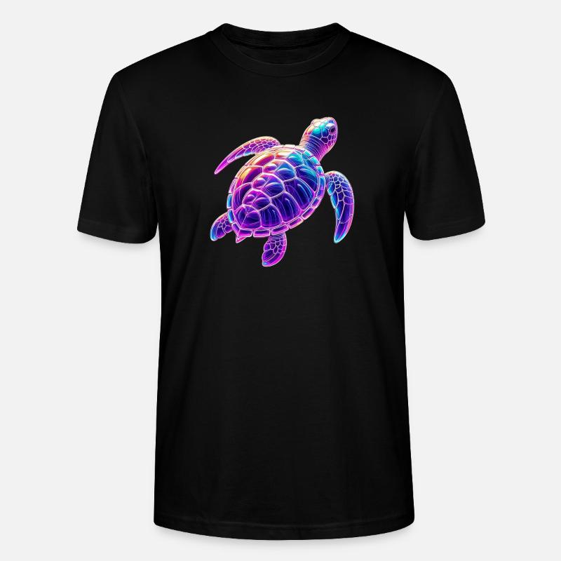 Turtle - Stanley/Stella CRAFTER Unisex Organic T-Shirt - black