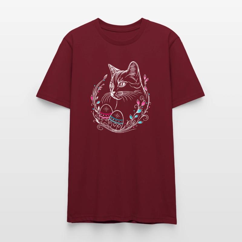 Cat Easter Easter Eggs Easter Cat Stanley/Stella CRAFTER Unisex Organic T-Shirt