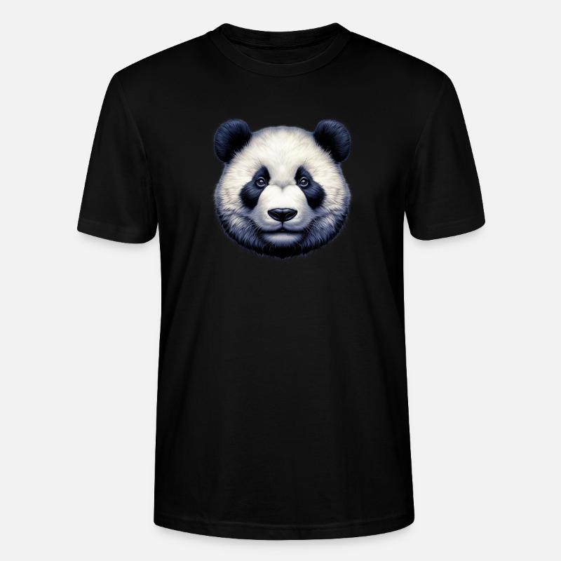 Panda - Stanley/Stella Unisex Bio-T-Shirt CRAFTER - Schwarz