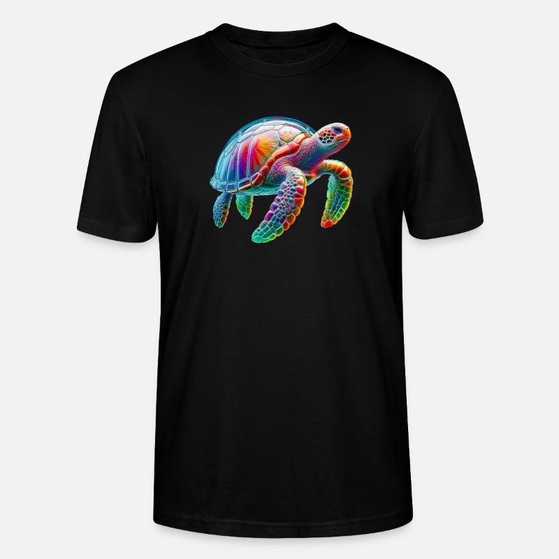 Tortue - T-shirt bio CRAFTER Stanley Stella Unisexe - noir