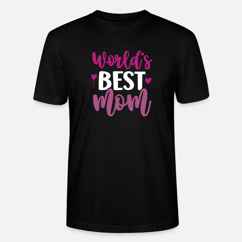 Die beste Mutter der Welt - Stanley/Stella Unisex Bio-T-Shirt CRAFTER - Schwarz