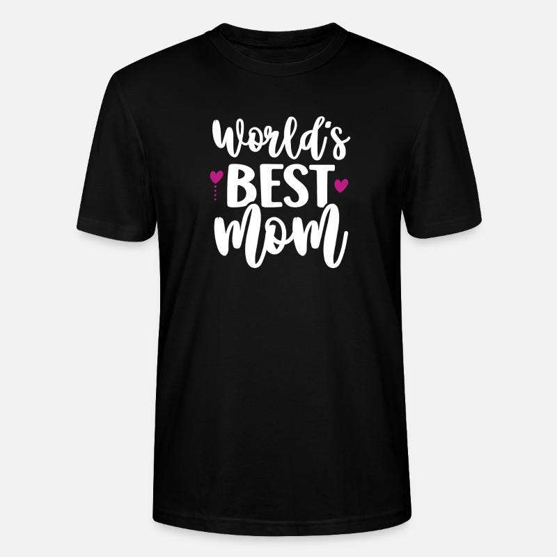 Die beste Mutter der Welt - Stanley/Stella Unisex Bio-T-Shirt CRAFTER - Schwarz