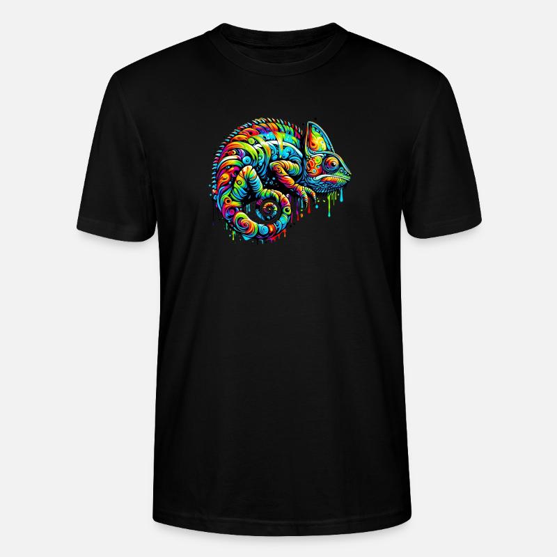 Chamäleon - Stanley/Stella Unisex Bio-T-Shirt CRAFTER - Schwarz