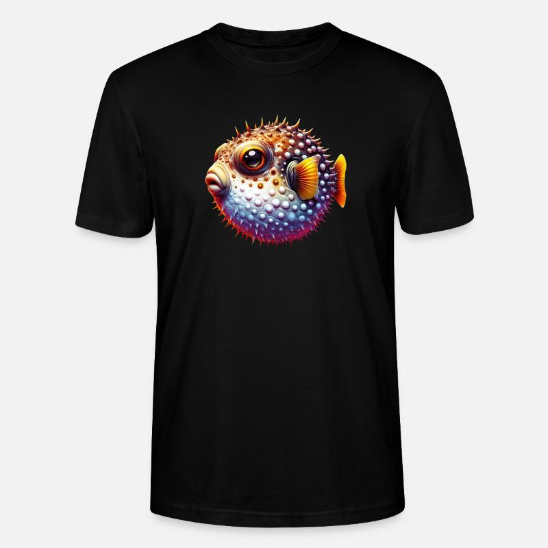 Kugelfisch - Stanley/Stella Unisex Bio-T-Shirt CRAFTER - Schwarz