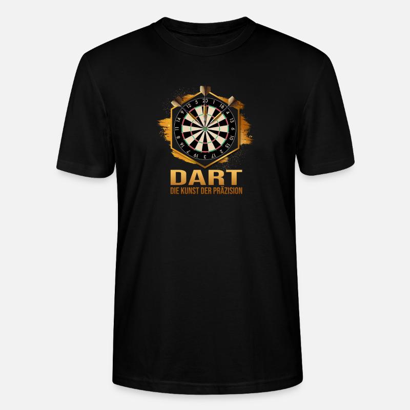 Dart die Kunst der Präzision - Stanley/Stella Unisex Bio-T-Shirt CRAFTER - Schwarz