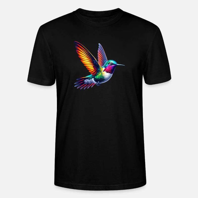 Kolibri - Stanley/Stella Unisex Bio-T-Shirt CRAFTER - Schwarz