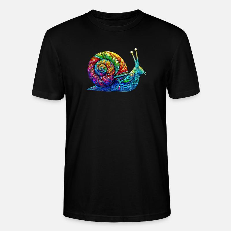 Escargot - T-shirt bio CRAFTER Stanley Stella Unisexe - noir