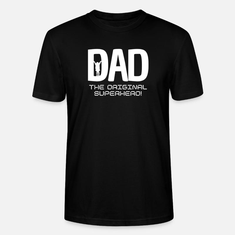 DAD - Stanley/Stella Unisex Bio-T-Shirt CRAFTER - Schwarz
