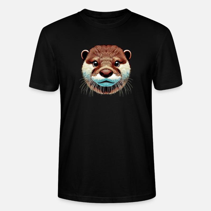 Otter - Stanley/Stella Unisex Bio-T-Shirt CRAFTER - Schwarz