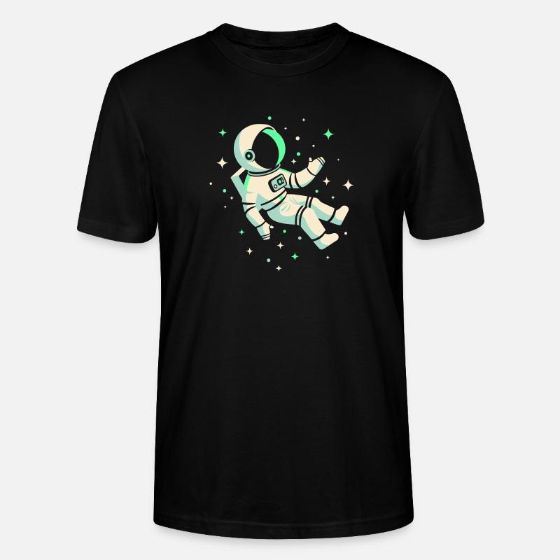 Astronaut - Stanley/Stella Unisex Bio-T-Shirt CRAFTER - Schwarz