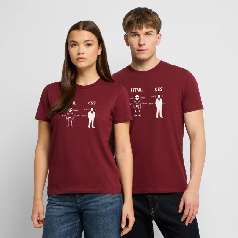 Code Css C++ Php Java Développeur Code Scripting T-shirt bio CRAFTER Stanley Stella Unisexe